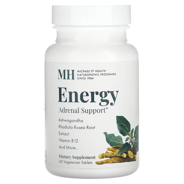 Energy Adrenal Support, 60 Vegetarian Tablets image 1
