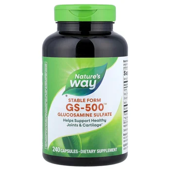 GS-500™ Glucosamine Sulfate, Stable Form, 240 Capsules (0.5 g per Capsule)