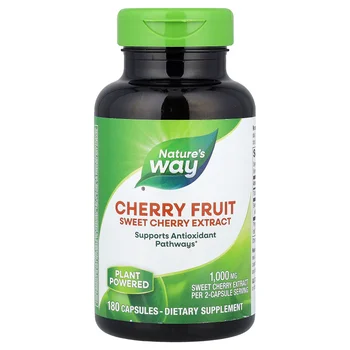 Cherry Fruit, Sweet Cherry Extract, 180 Capsules (500 mg per Capsule)