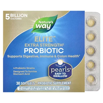 Pearls® Elite™ Probiotic, 5 Billion CFU, 30 Softgels