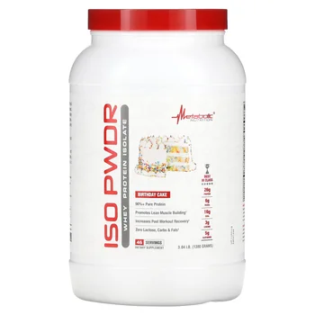 ISOpwdr, Whey Protein Isolate, Birthday Cake, 3.04 lb (1,380 g)