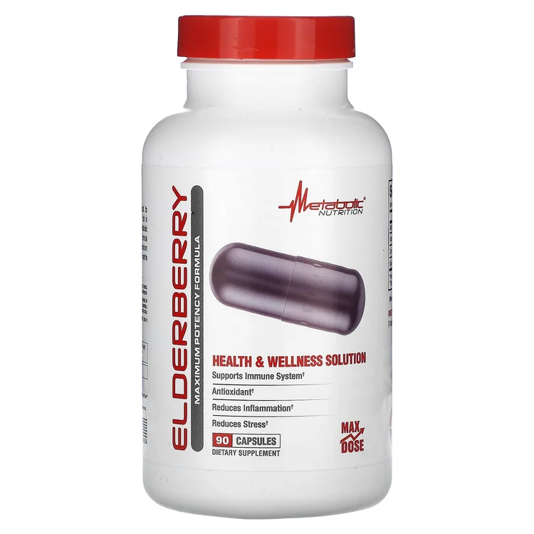 Elderberry, Maximum Potency Formula , 90 Capsules image 1