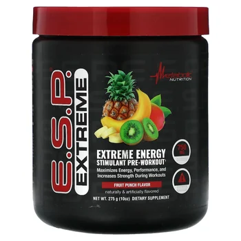 E.S.P. Extreme Energy Stimulant Pre-Workout, Fruit Punch, 10 oz (275 g)