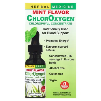ChlorOxygen®, Chlorophyll Concentrate, Alcohol Free, Mint, 1 fl oz (30 ml)