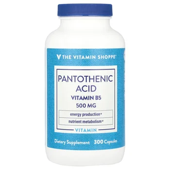 Pantothenic Acid, Vitamin B5, 300 Capsules
