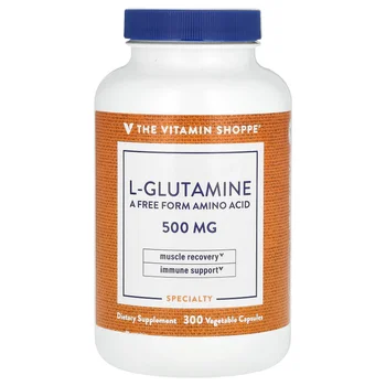 L-Glutamine, 500 mg, 300 Vegetable Capsules