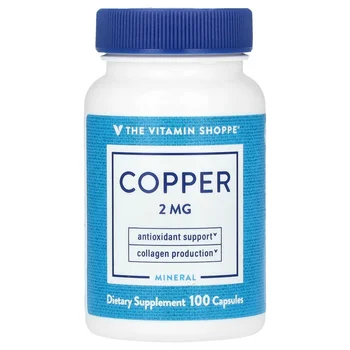 Copper, 2 mg, 100 Capsules