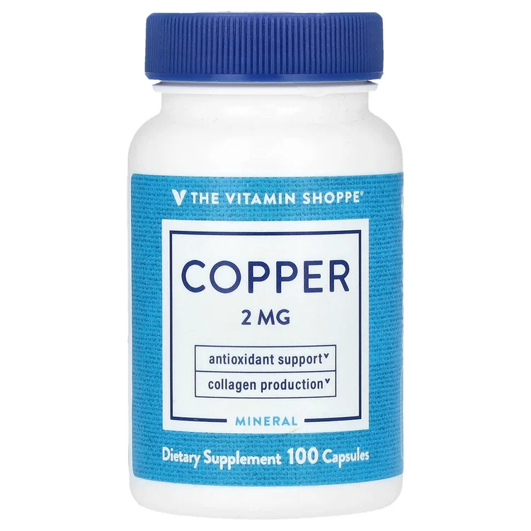 Copper, 2 mg, 100 Capsules image 1