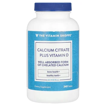 Calcium Citrate Plus Vitamin D, 240 Tablets
