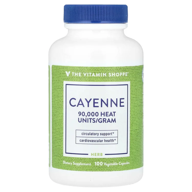 Cayenne, 100 Vegetable Capsules (450 mg per Capsule) image 1