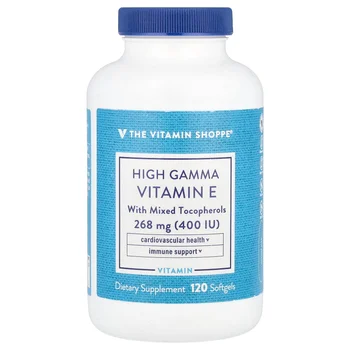 High Gamma Vitamin E With Mixed Tocopherols, 120 Softgels
