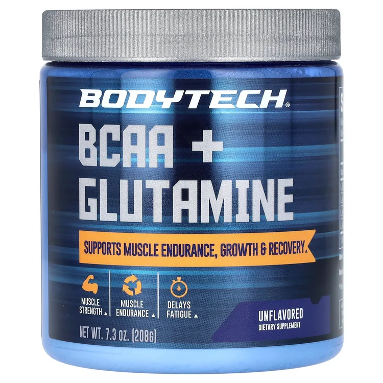 BCAA + Glutamine, Unflavored, 7.3 oz (208 g) image 1