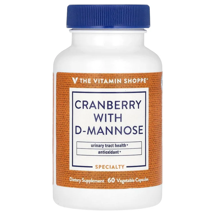 Cranberry With D-Mannose, 60 Vegetable Capsules image 1