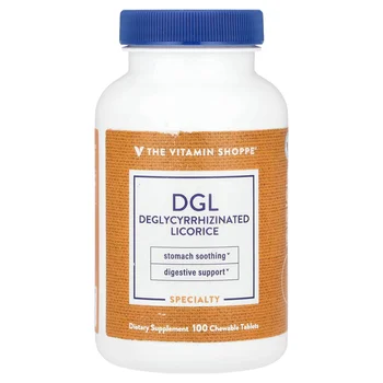 DGL, (Deglycyrrhizinated Licorice), 100 Chewable Tablets