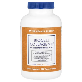 BioCell Collagen II With Hyaluronic Acid, 180 Vegetable Capsules