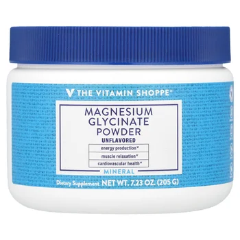 Magnesium Glycinate Powder, Unflavored, 7.23 oz (205 g)