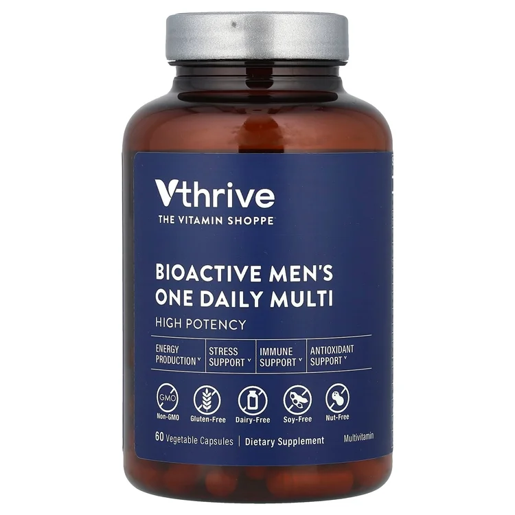 Bioactive Men's One Daily Multi, 60 Vegetable Capsules image 1