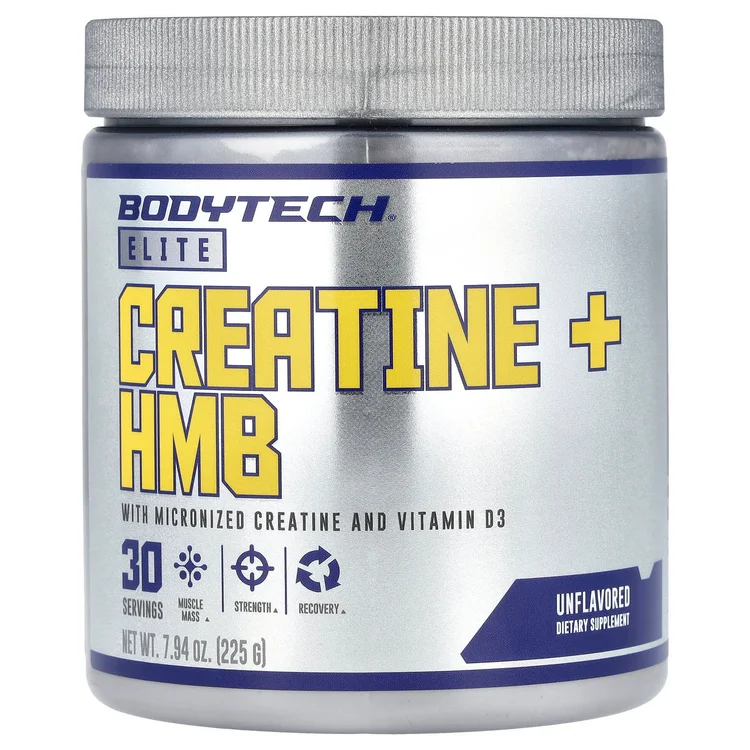Elite, Creatine + HMB, Unflavored, 7.94 oz (225 g) image 1