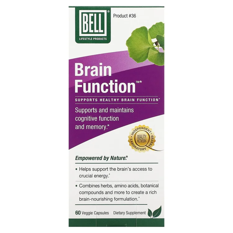 Brain Function, 60 Veggie Capsules image 1