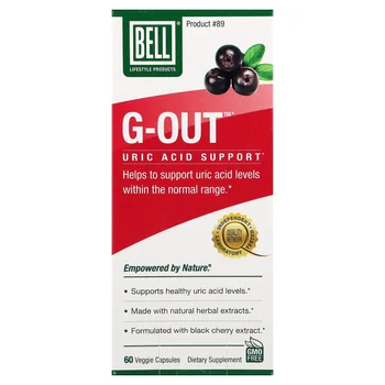 G-Out™, Uric Acid Support, 60 Veggie Capsules