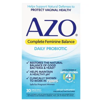 Complete Feminine Balance, Daily Probiotic, 5 Billion, 30 Once Daily Capsules