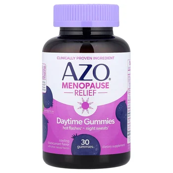 Menopause Relief, Daytime Gummies, Cooling Blackcurrant, 30 Gummies