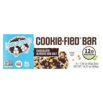 Cookie-Fied® Bar, Chocolate Almond Sea Salt, 9 Bars, 1.59 oz (45 g) Each