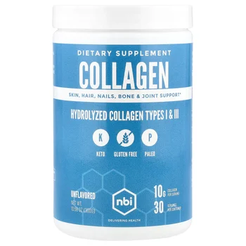 Hydrolyzed Collagen Types I & III, Unflavored, 10.58 oz (300 g)