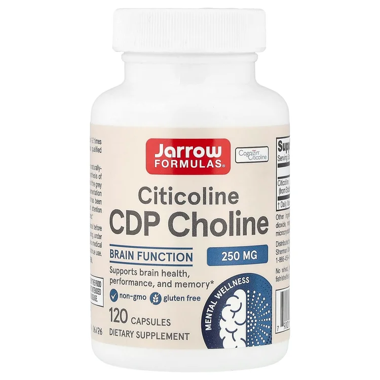 Citicoline, CDP Choline, 250 mg, 120 Capsules image 1