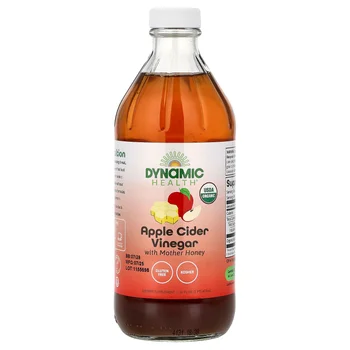Apple Cider Vinegar with Mother Honey, 16 fl oz (473 ml)