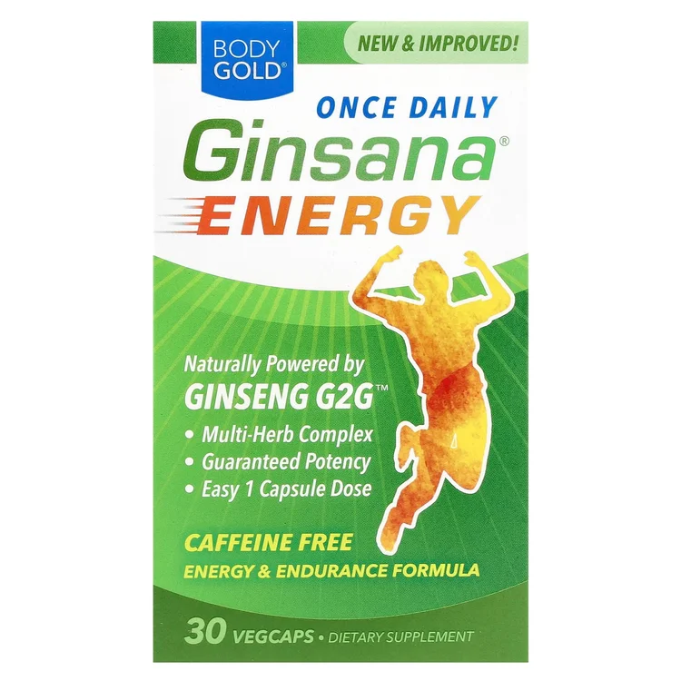 Ginsana® Energy, Caffeine Free, 30 VegCaps image 1