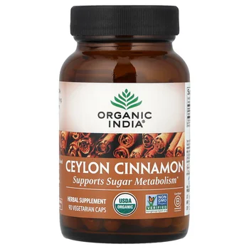 Ceylon Cinnamon, 90 Vegetarian Caps (325 mg per Capsule)