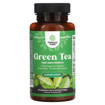 Green Tea, 500 mg, 60 Capsules