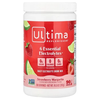 6 Essential Electrolytes, Daily Electrolyte Drink Mix, Strawberry Margarita, 10.5 oz (297 g)