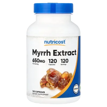 Myrrh Extract, 650 mg, 120 Capsules