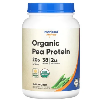 Organic Pea Protein, Unflavored, 2 lb (907 g)