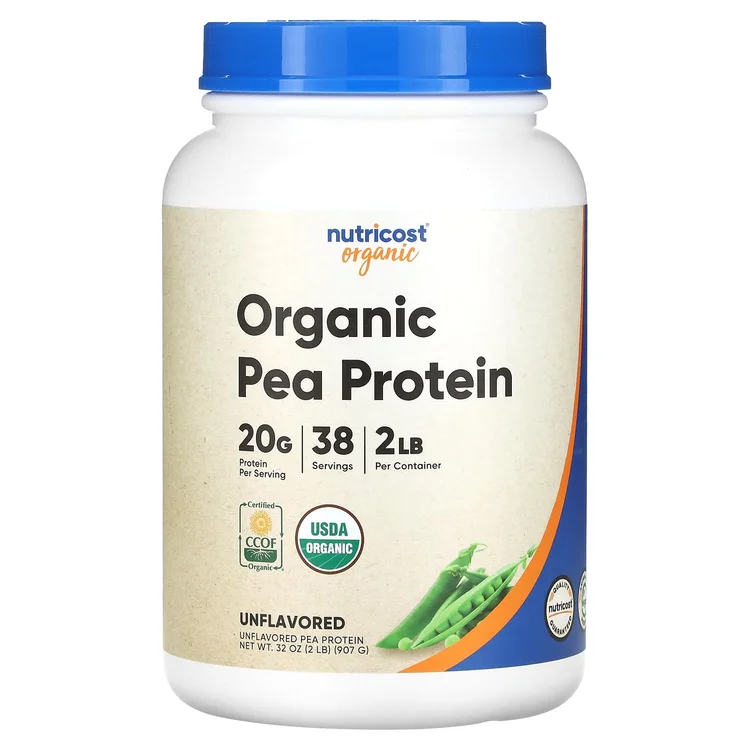 Organic Pea Protein, Unflavored, 2 lb (907 g) image 1