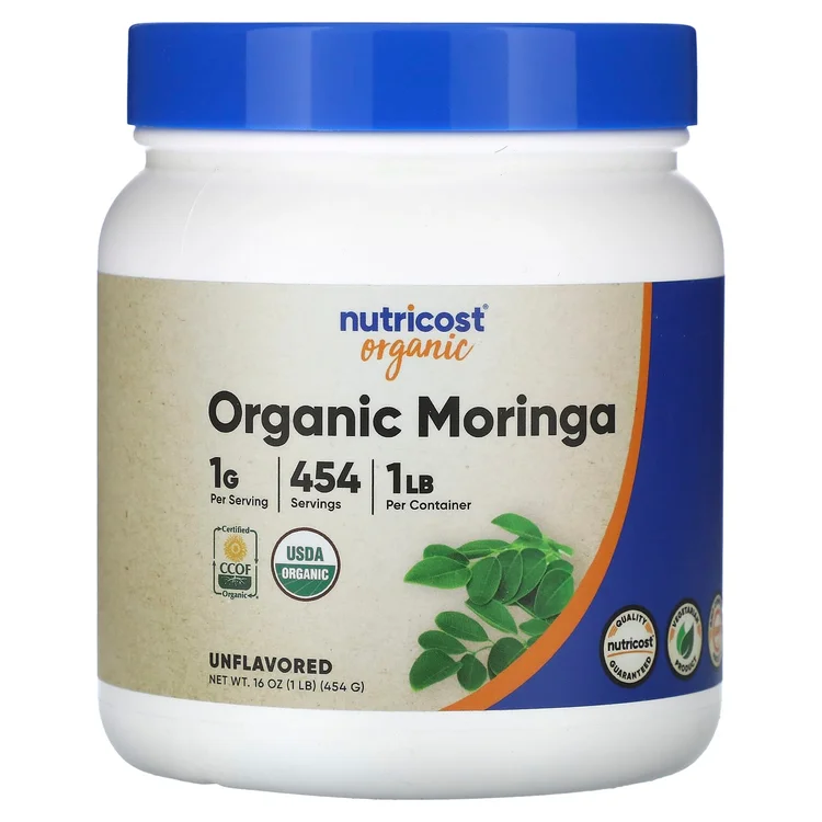 Organic Moringa, Unflavored, 16 oz (454 g) image 1