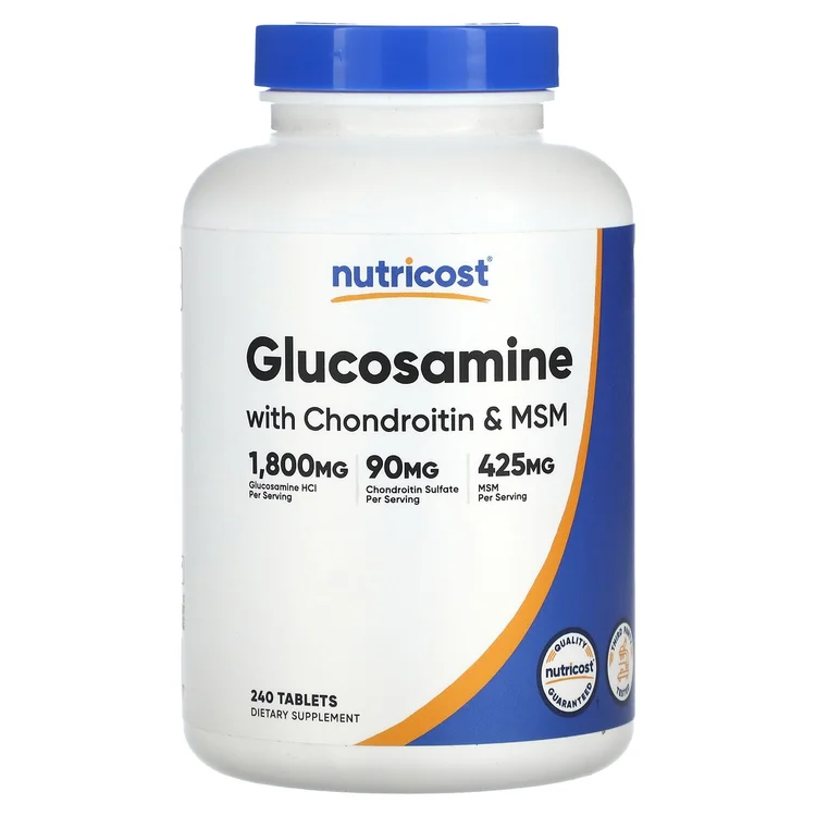 Glucosamine with Chondroitin & MSM, 240 Tablets image 1
