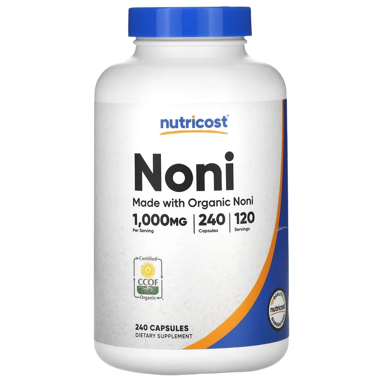 Noni, 240 Capsules (500 mg per Capsule) image 1