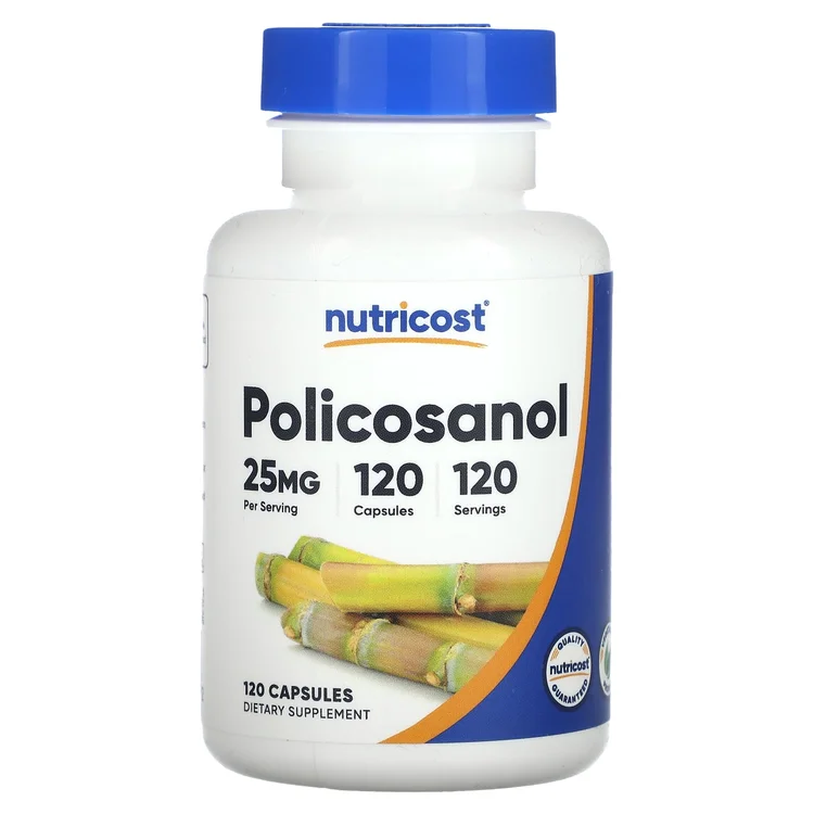 Policosanol, 25 mg, 120 Capsules image 1