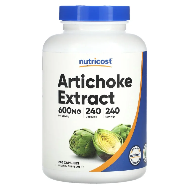 Artichoke Extract, 600 mg, 240 Capsules image 1