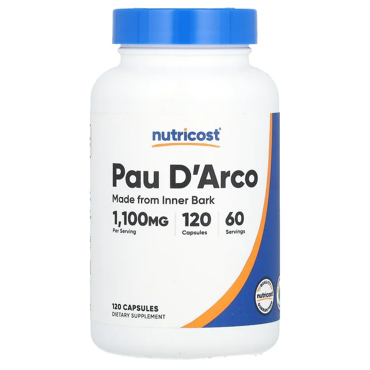 Pau D'Arco, 120 Capsules (550 mg per Capsule) image 1