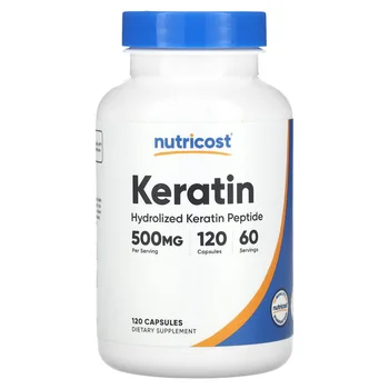Keratin, 120 Capsules (250 mg per Capsule)