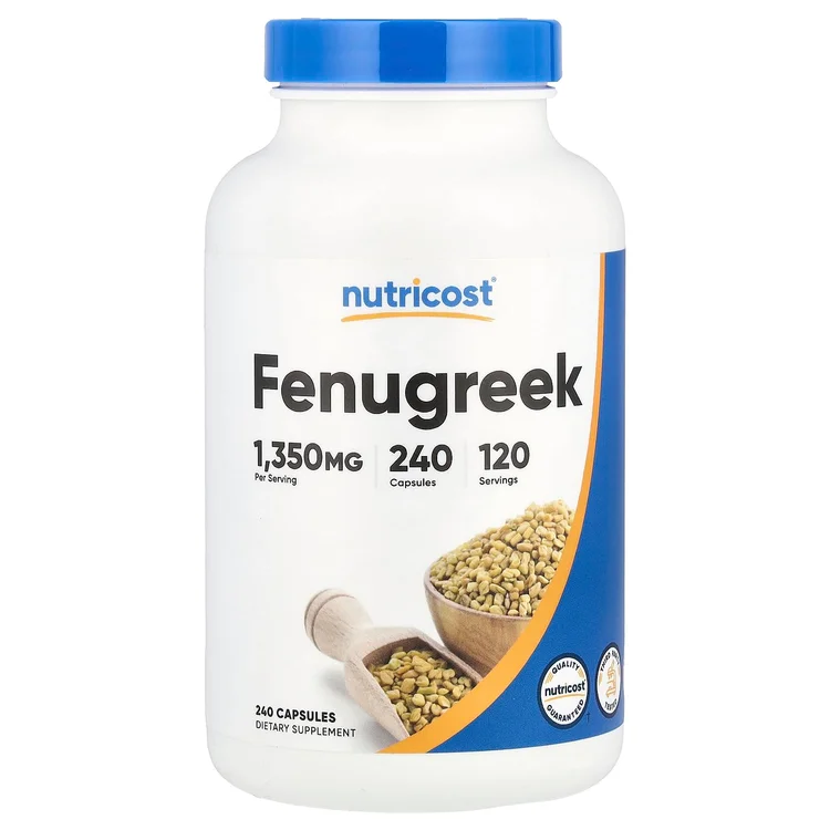 Fenugreek, 240 Capsules (675 mg per Capsule) image 1