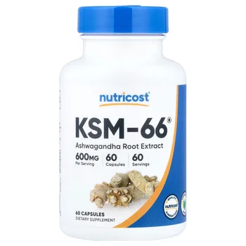 KSM-66®, Ashwagandha Root Extract, 60 Capsules