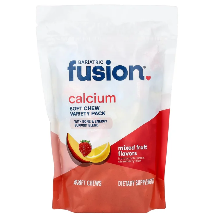 Calcium Soft Chew Variety Pack, Mixed Fruit, 90 Soft Chews image 1