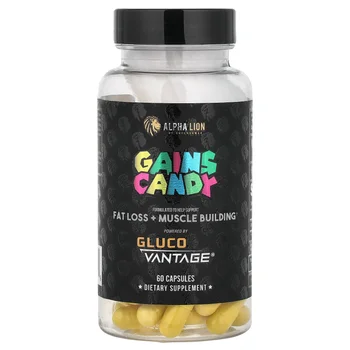 Gains Candy, Gluco Vantage®, 60 Capsules (100 mg per Capsule)