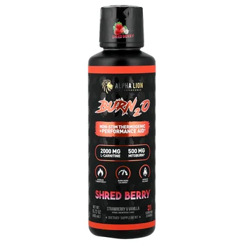 Burn2O, Shred Berry, Strawberry & Vanilla, 15.72 oz (465 ml)