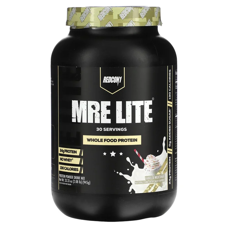 MRE Lite, Whole Food Protein, Vanilla Milkshake, 2.08 lbs (945 g) image 1